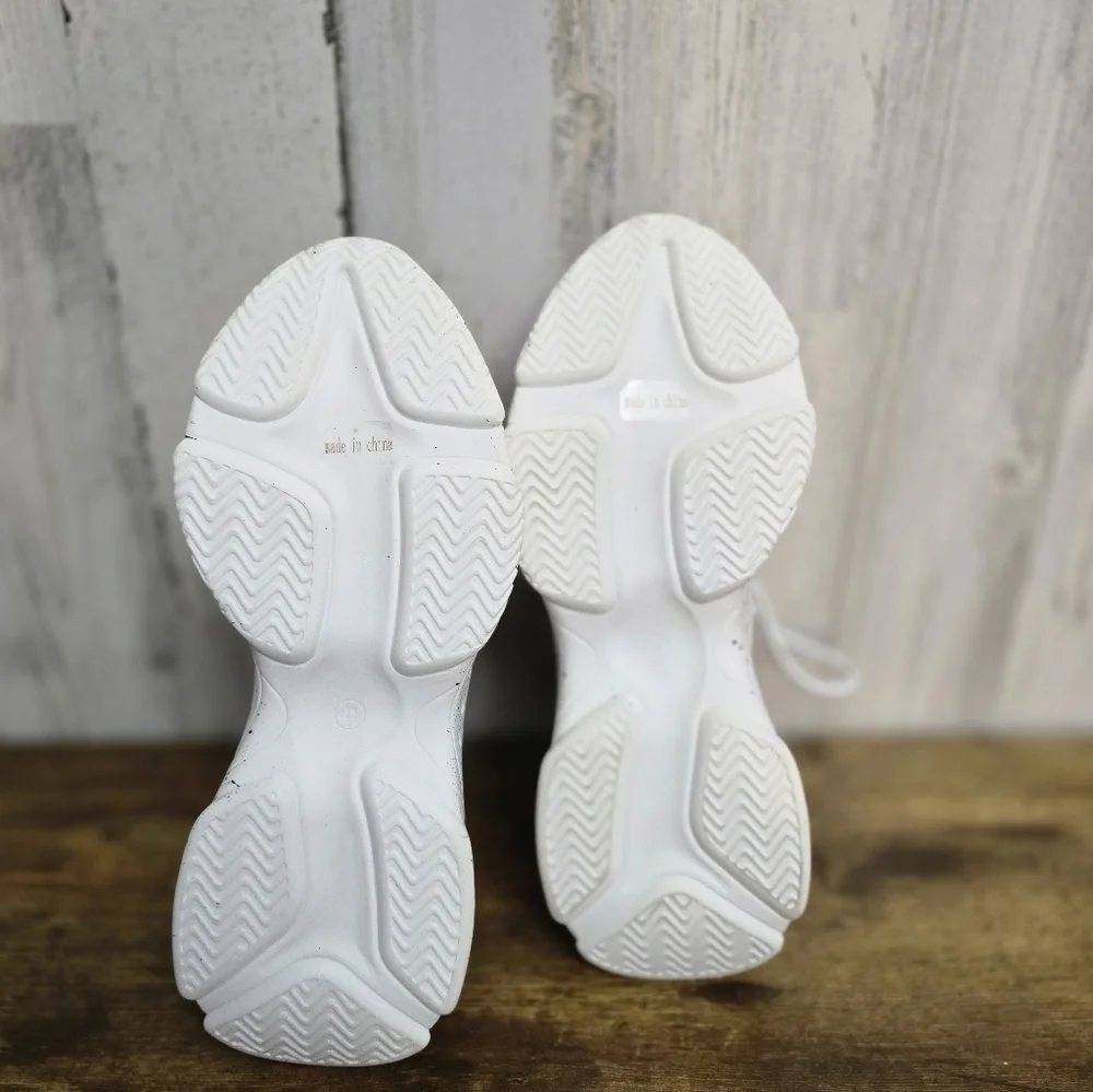 New Golden Road Black and White Chunky Sneakers Womens Size 10